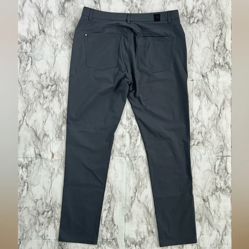 Vuori Men's 34 x30 Meta Pant Athletic performance Slim Fit V430-S Charcoal Grey - Picture 10 of 16